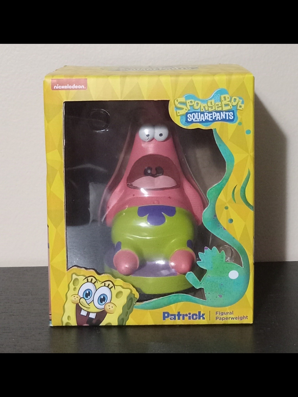 4" Nickelodeon SpongeBob Patrick Star Figural Paperweight- New In Box